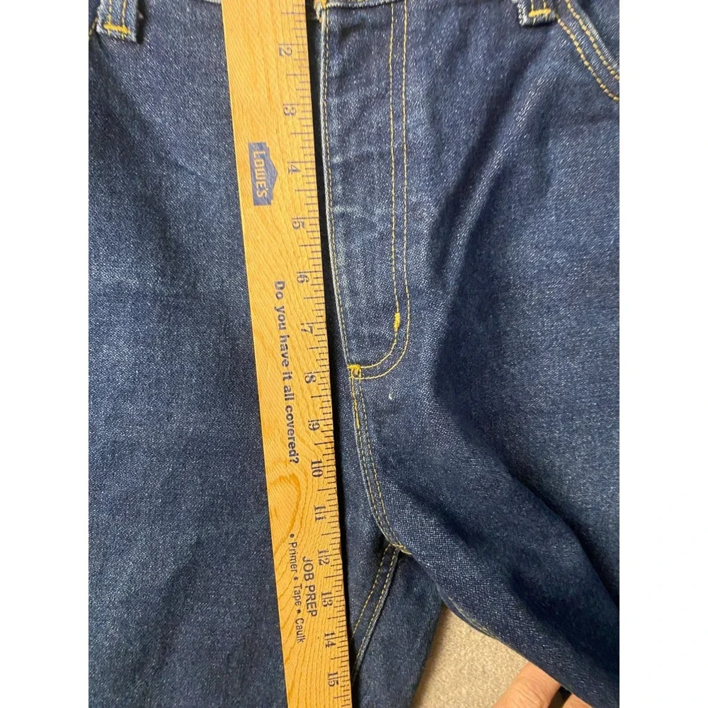 Carhartt FR Jeans Men's 34x32 Blue Flame Resistant Denim Straight Leg Work Pants